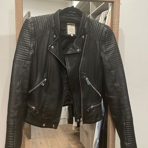 Zara leather jacket